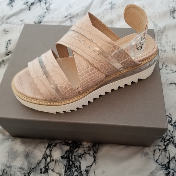 Laura Bellariva Flat Bianco Cocco Nude Sandal - Picture 6 of 11